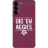 Texas A&M University Gig Em Aggies Galaxy S22 Plus Skin