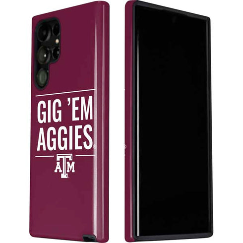 Texas A&M University Gig Em Aggies Galaxy S22 Ultra Pro Case