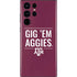 Texas A&M University Gig Em Aggies Galaxy S22 Ultra Skin