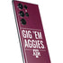 Texas A&M University Gig Em Aggies Galaxy S22 Ultra Skin