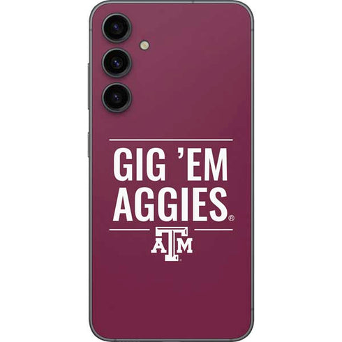 Texas A&M University Gig Em Aggies Galaxy S23 FE Skin