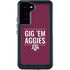 Texas A&M University Gig Em Aggies Galaxy S23 Plus Waterproof Case