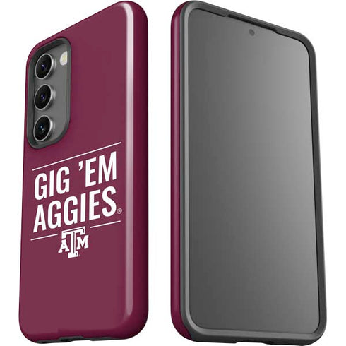 Texas A&M University Gig Em Aggies Galaxy S23 Pro Case