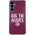 Texas A&M University Gig Em Aggies Galaxy S24 Clear Case