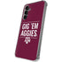 Texas A&M University Gig Em Aggies Galaxy S24 Plus Clear Case