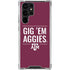 Texas A&M University Gig Em Aggies Galaxy S24 Ultra Clear Case