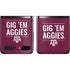 Texas A&M University Gig Em Aggies Galaxy Z Flip Skin