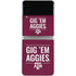 Texas A&M University Gig Em Aggies Galaxy Z Flip3 5G Skin