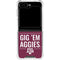 Texas A&M University Gig Em Aggies Galaxy Z Flip5 5G Clear Case