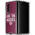 Texas A&M University Gig Em Aggies Galaxy Z Fold4 5G Clear Case
