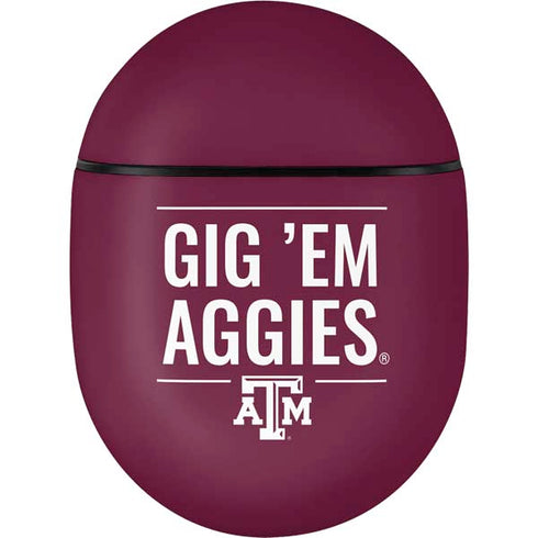 Texas A&M University Gig Em Aggies Google Pixel Buds Skin
