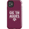 Texas A&M University Gig Em Aggies iPhone 11 Impact Case