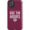 Texas A&M University Gig Em Aggies iPhone 11 Pro Max Impact Case