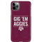 Texas A&M University Gig Em Aggies iPhone 11 Pro Max Lite Case