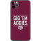 Texas A&M University Gig Em Aggies iPhone 11 Pro Max Skin