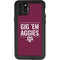 Texas A&M University Gig Em Aggies iPhone 11 Pro Max Waterproof Case