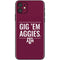 Texas A&M University Gig Em Aggies iPhone 11 Skin