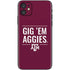 Texas A&M University Gig Em Aggies iPhone 11 Skin