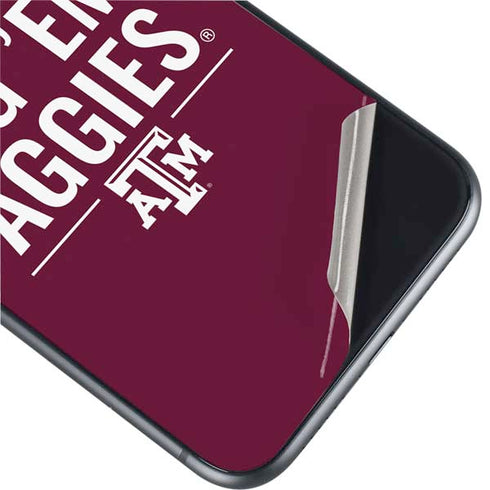 Texas A&M University Gig Em Aggies iPhone 11 Skin