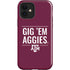Texas A&M University Gig Em Aggies iPhone 12 Impact Case