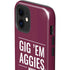 Texas A&M University Gig Em Aggies iPhone 12 Impact Case