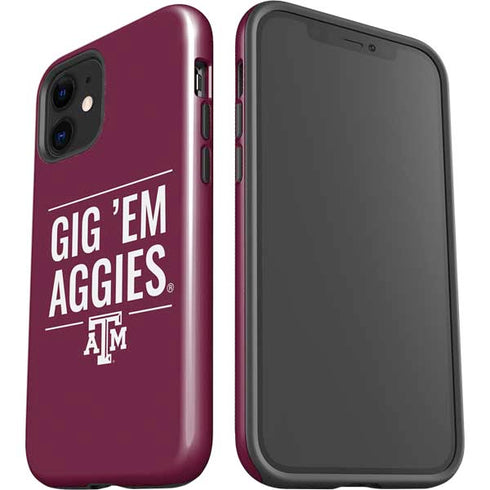 Texas A&M University Gig Em Aggies iPhone 12 Impact Case