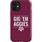 Texas A&M University Gig Em Aggies iPhone 12 Mini Impact Case