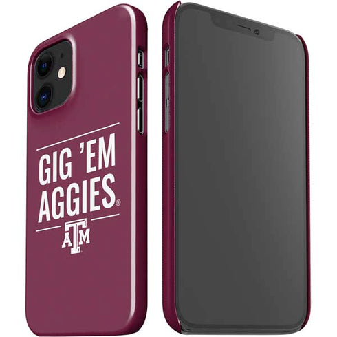 Texas A&M University Gig Em Aggies iPhone 12 Mini Lite Case