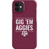 Texas A&M University Gig Em Aggies iPhone 12 Mini Lite Case