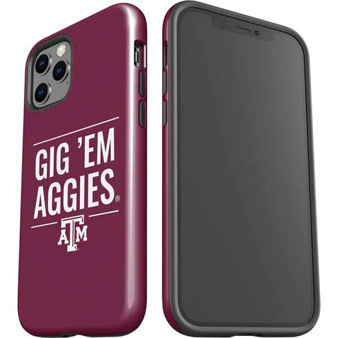 Texas A&M University Gig Em Aggies iPhone 12 Pro Impact Case