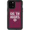 Texas A&M University Gig Em Aggies iPhone 12 Pro Max Waterproof Case