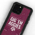 Texas A&M University Gig Em Aggies iPhone 12 Pro Max Waterproof Case
