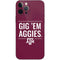 Texas A&M University Gig Em Aggies iPhone 12 Pro Skin