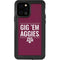 Texas A&M University Gig Em Aggies iPhone 12 Pro Waterproof Case