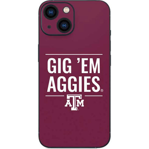 Texas A&M University Gig Em Aggies iPhone 13 Mini Skin