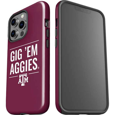 Texas A&M University Gig Em Aggies iPhone 13 Pro Impact Case