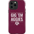 Texas A&M University Gig Em Aggies iPhone 13 Pro Max Impact Case