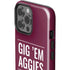 Texas A&M University Gig Em Aggies iPhone 13 Pro Max Impact Case