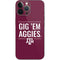 Texas A&M University Gig Em Aggies iPhone 13 Pro Max Skin