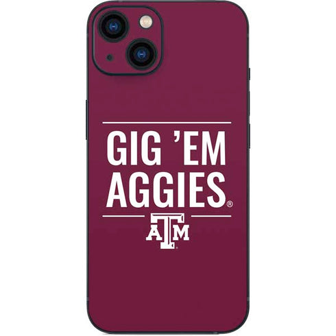 Texas A&M University Gig Em Aggies iPhone 13 Skin