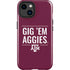 Texas A&M University Gig Em Aggies iPhone 14 Plus Impact Case