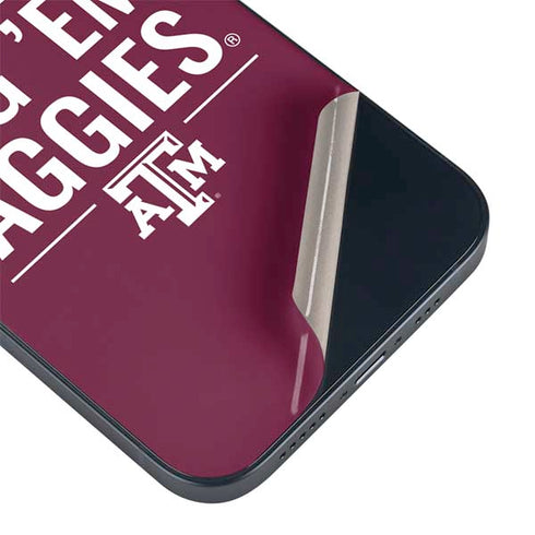 Texas A&M University Gig Em Aggies iPhone 14 Plus Skin