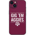 Texas A&M University Gig Em Aggies iPhone 15 Plus Skin