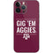 Texas A&M University Gig Em Aggies iPhone 14 Pro Max Skin