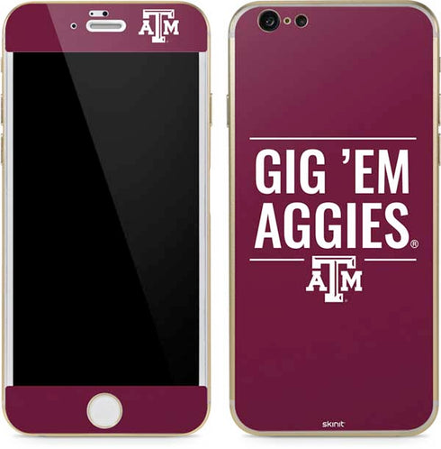 Texas A&M University Gig Em Aggies iPhone 6/6s Skin