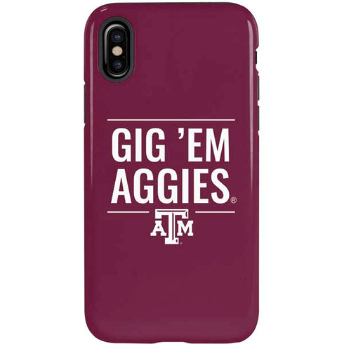Texas A&M University Gig Em Aggies iPhone X Pro Case