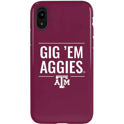 Texas A&M University Gig Em Aggies iPhone XR Pro Case