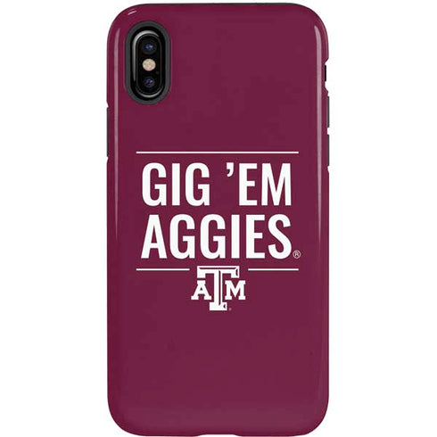 Texas A&M University Gig Em Aggies iPhone XS Pro Case
