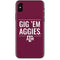 Texas A&M University Gig Em Aggies iPhone XS Skin