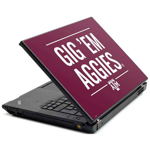 Texas A&M University Gig Em Aggies Lenovo T420 Skin